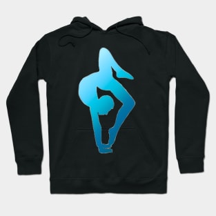 An acrobat doing a stag ring Hoodie